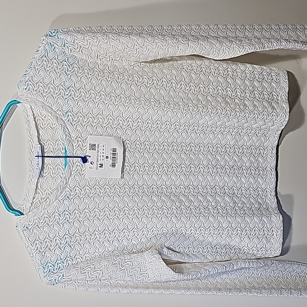 Zara Trafaluc Long Sleeved Cropped Top